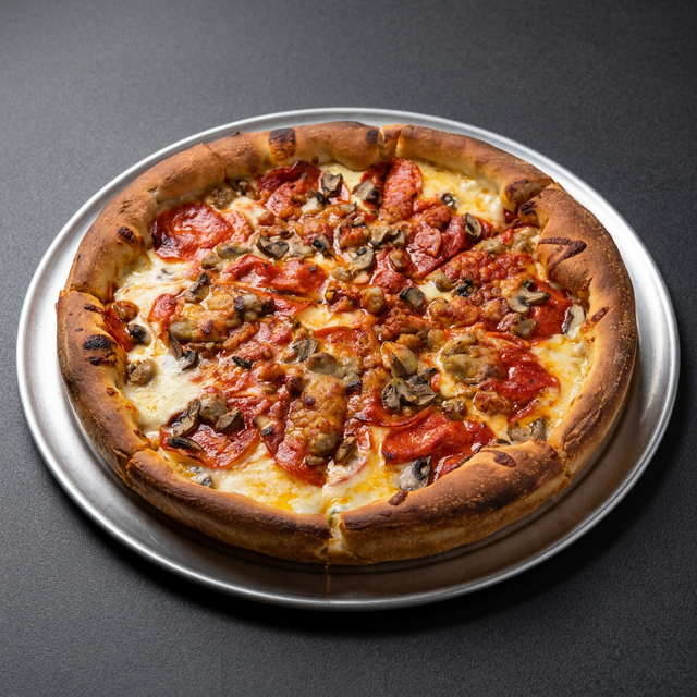 The Joe Black Deep Dish Pizza.